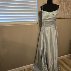 Elegant Light Blue Evening Gown